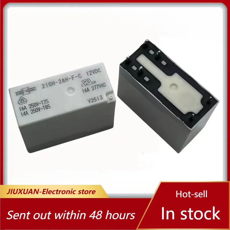 210H‑2AH‑F‑C DC12V 16A 8Pin PCB Mount Power Relay