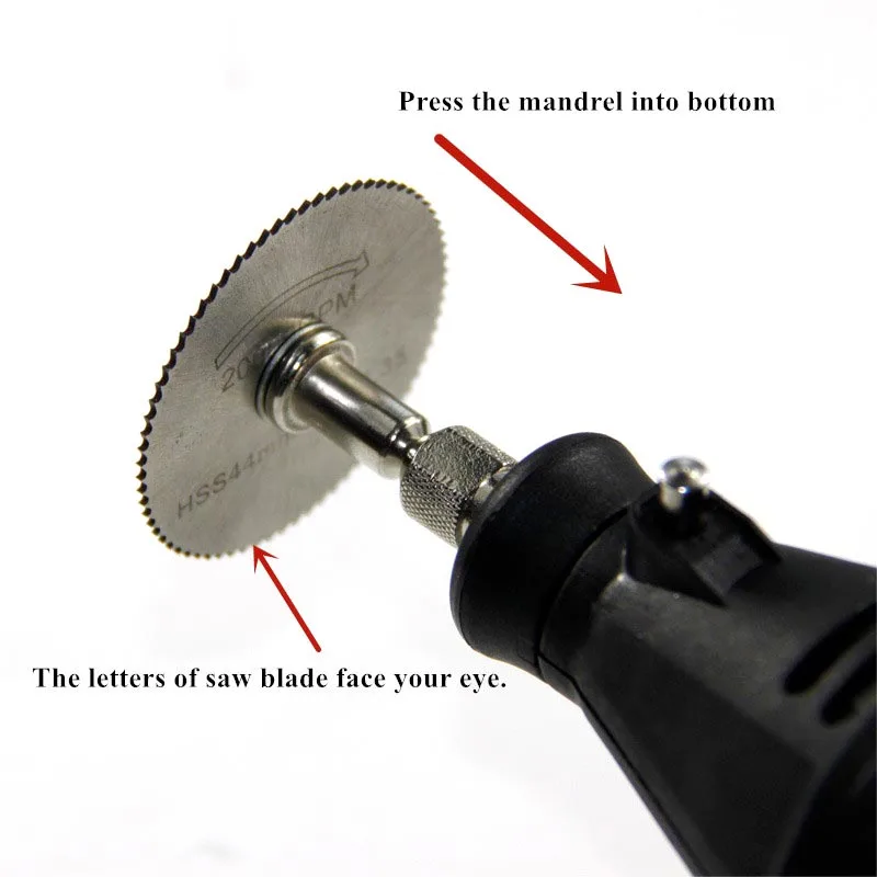 6pcs Mini Circular Saw Blade Set HSS Cutting Disc Rotary Tool Accessories for Dremel Compatible Wood Plastic Aluminum