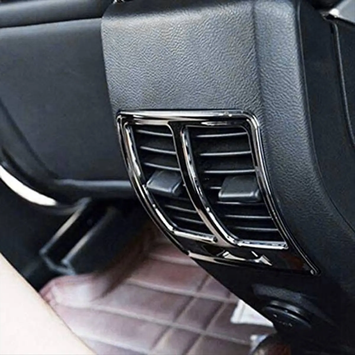 L96A Car Rear Air Outlet Decorative Frame Rear Air-Conditioning Vent Protective Cover for Ford Escape Kuga 2013-2017