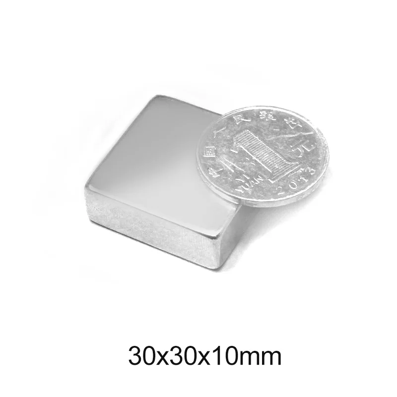 Ímã quadrado forte 30x30x10 30mm * 30mm * 10mm para geladeiras domésticas, escritórios diy 30x30x10mm bloco ímãs de terras raras 30*30*10