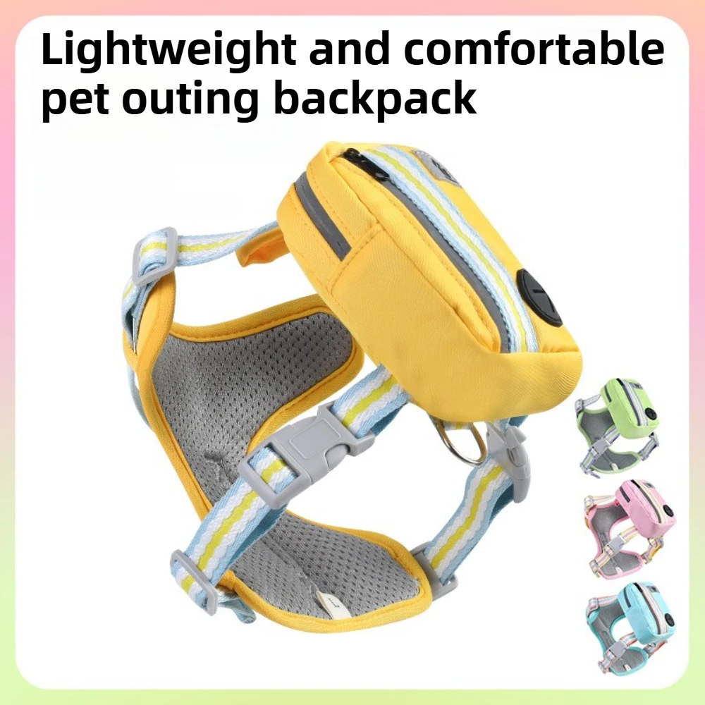 

Dopamine Pet Harness with Adjustable Leash Breathable Dog Vest for Small Dogs Winter