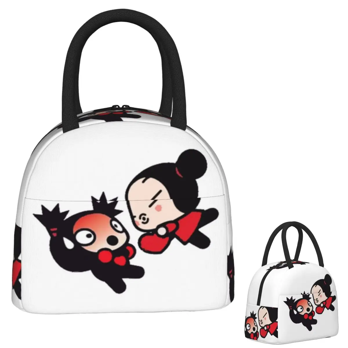 

Изолированная сумка для обеда Pucca Pucca для женщин и детей, герметичные коробки для еды, термосумка для ланча