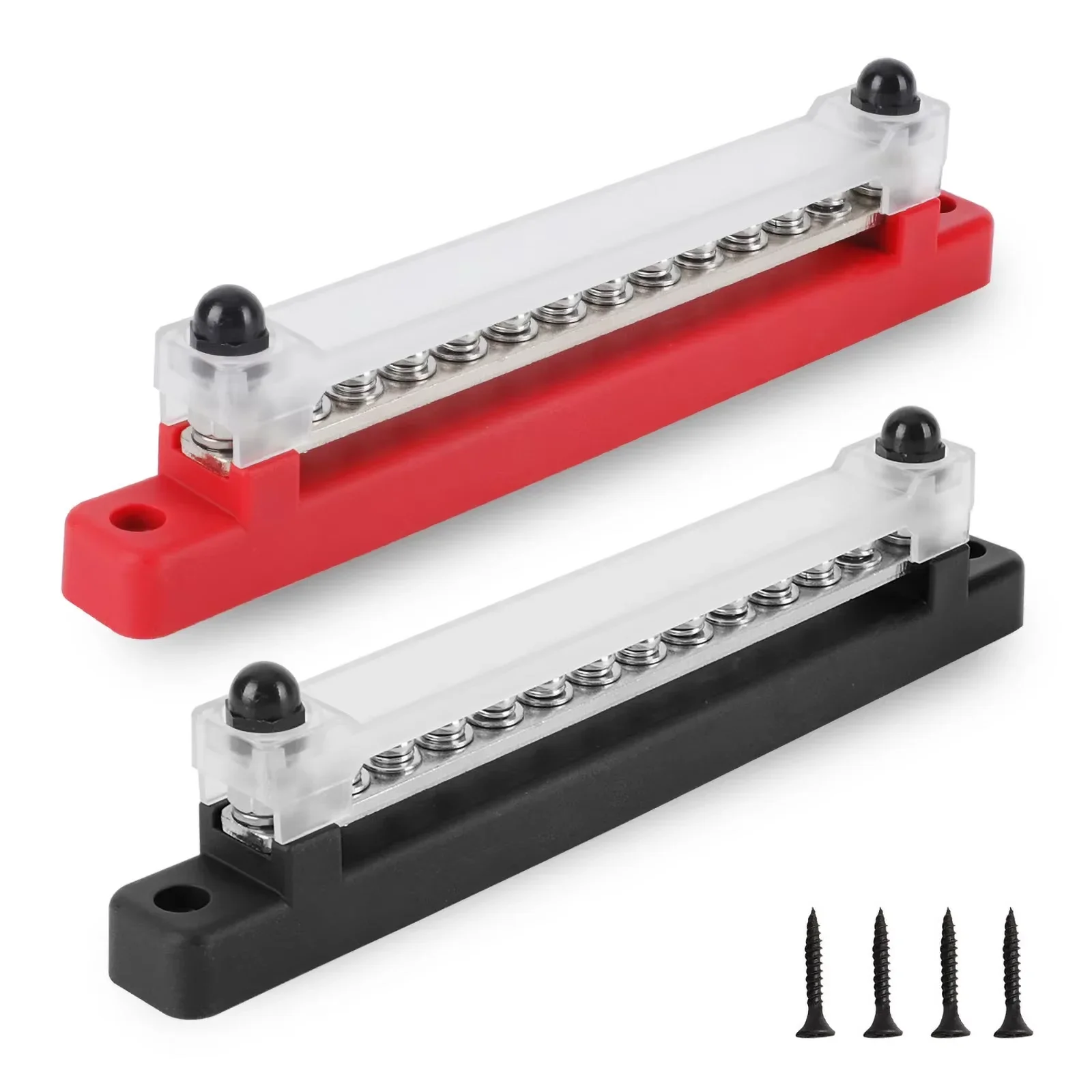 

Distribution Terminal Block for Truck Boat Automotive Marine Van RV Bus Bar wholesale M6 Stud Bus Bar 12V 150A-Electrical Power