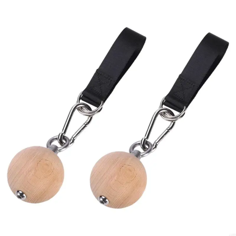 Stainless Steel Pull Up Rings Pull-up Ball Nonslip Grip Gym Exercise Finger Ball for Safe and Effective Workouts 24BD