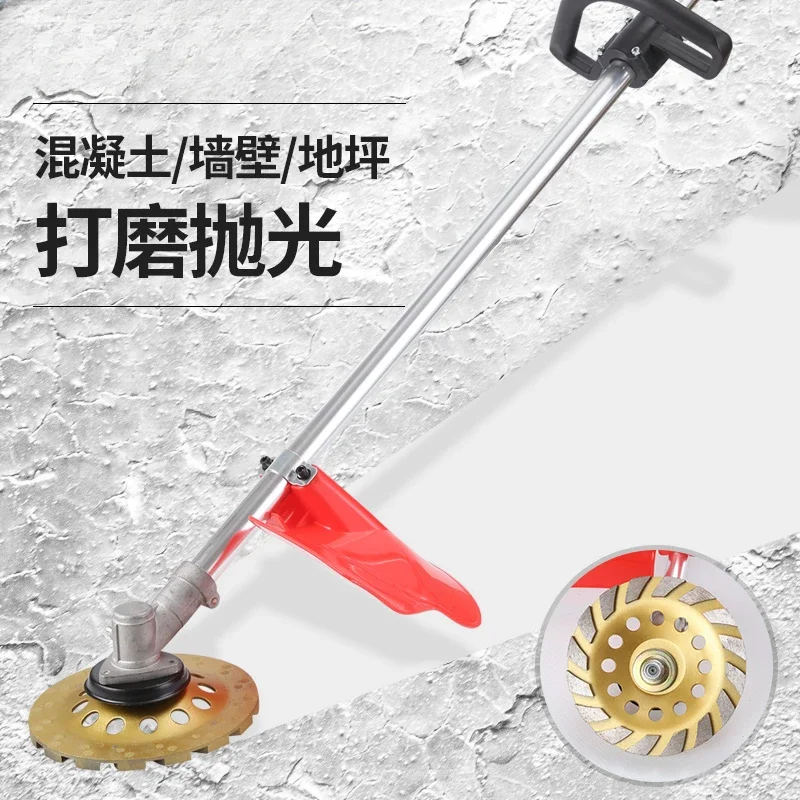 Wall concrete cement polishing machine, polishing machine, color steel tile electric rust removal machine, handheld wall top