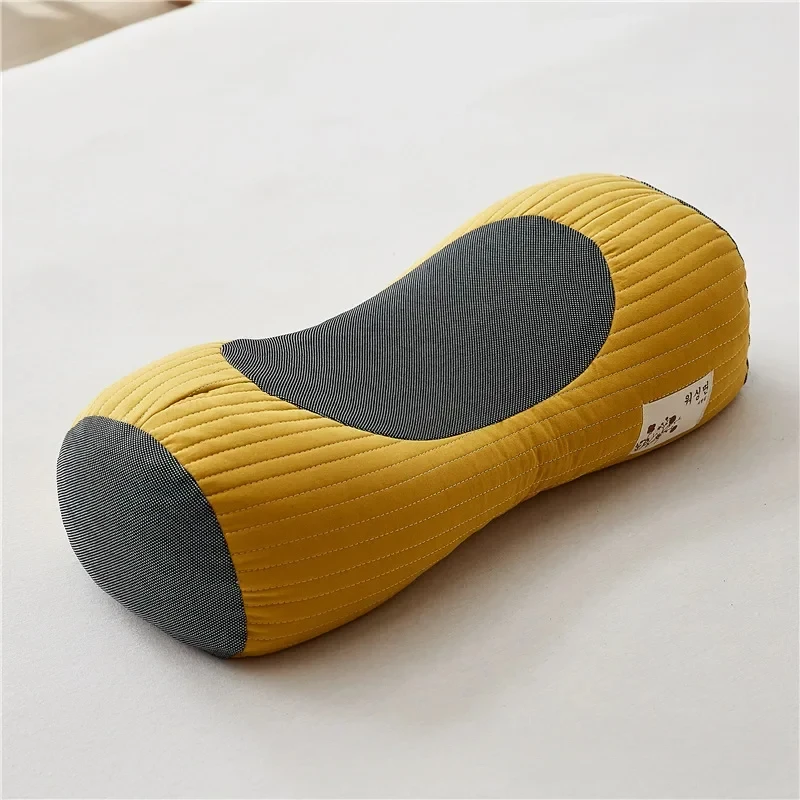 

1pcs Whole Buckwheat Pillow Pure Cotton Breathable Sleep Aid Cervical Traction Pillow Orthopedic Recommendation Home Neck Pillow