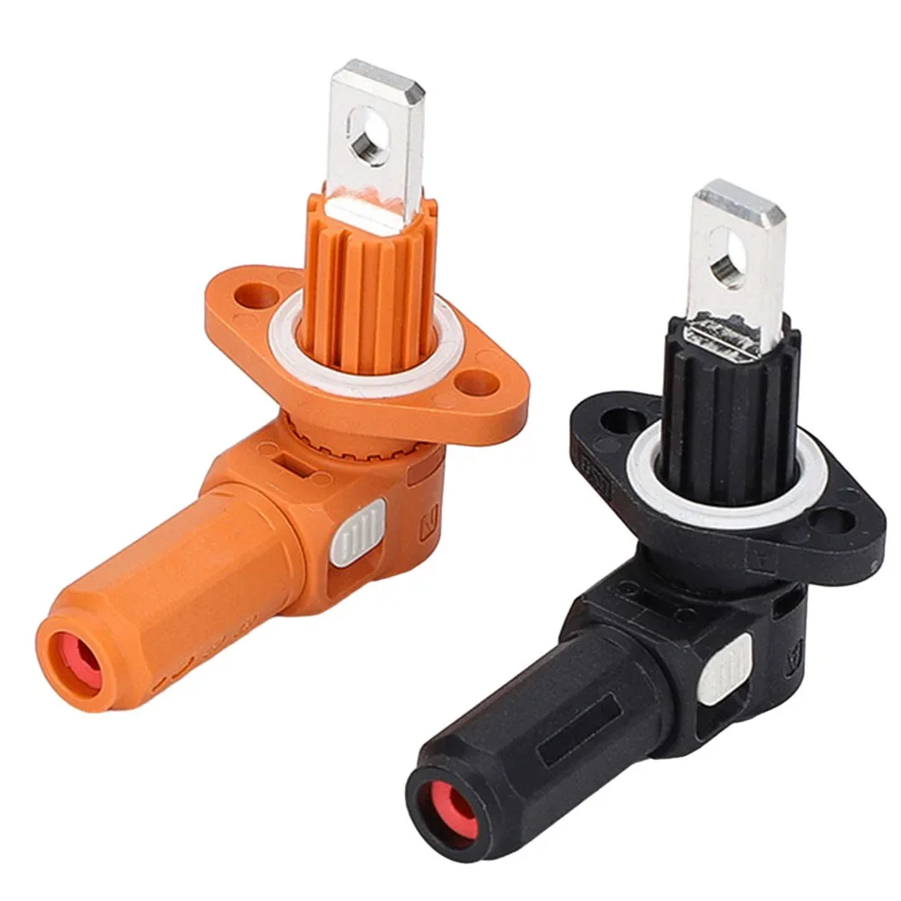 2pcs 60A 350V High Current Energy Storage Terminal Battery Photovoltaic Terminal Battery Energy Storage Connector