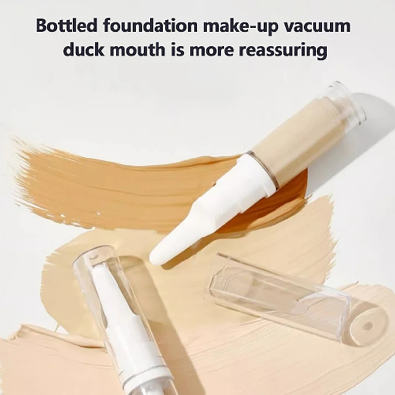 5/10/15ml Liquid Foundation Travel ขวดเครื่องสําอาง Eye Cream ขวดสูญญากาศแบบพกพา Mini Travel ขวดรีฟิลขวด