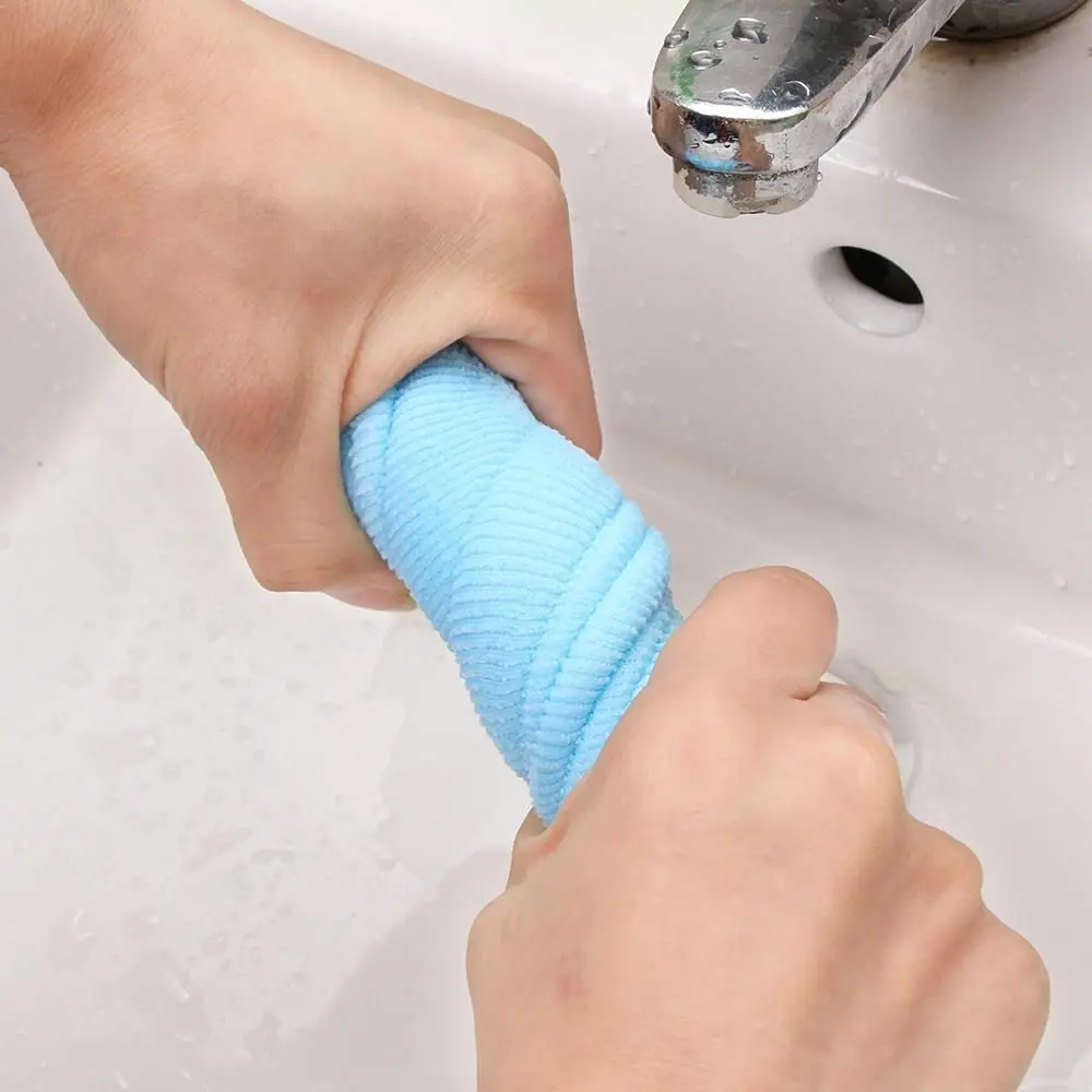 Soft Dry Body Bath Towels Bear Shape Microfiber Shower Cloth Antibacterial 30*70CM Soft Absorbent Towel Household Supplies