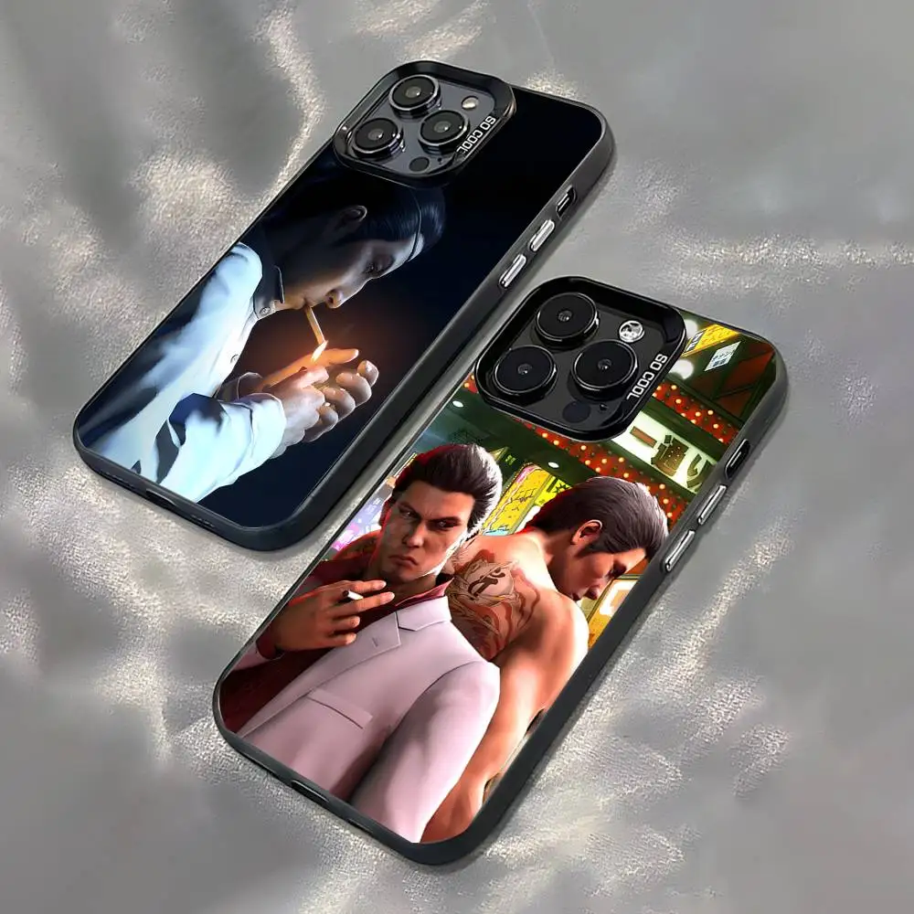 

Yakuza 0 Game For iPhone 17,16,15,14,13,12,11,Mini,Pro,E,SE4,XS,MAX Black Candy Matte Cover