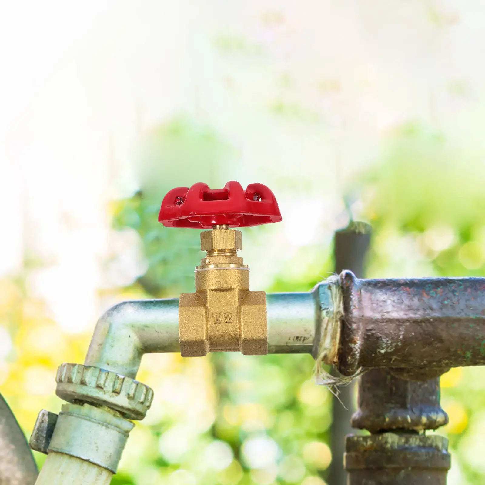 Heavy Duty Manual Gate Valve for Outdoor Water Spigot – High Pressure Hose Shut-Off Quick Switch Garden Faucet