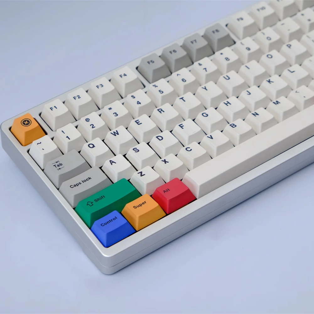 White light PBT original factory height, sublimation, mechanical keyboard cap wooting drunk deer, rain 75