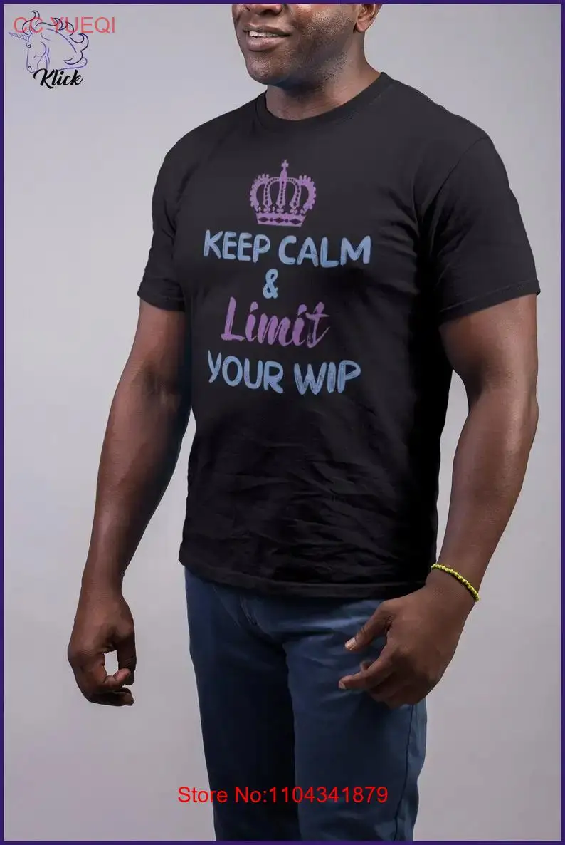 Keep Calm and Limit Your WIP T Shirt Kanban Agile Scrum Master Product Owner long or short sleeves