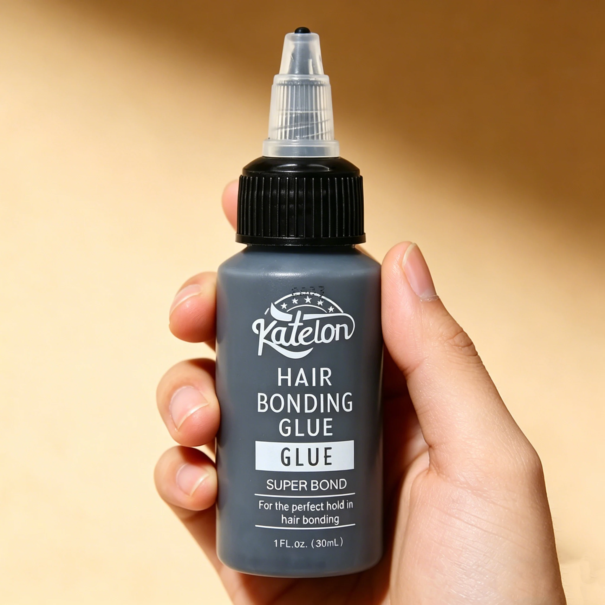 30ML Lace Wig Adhesive Glue Waterproof Sweatproof Invisible Strong Hold Hair Extension Glue Portable Bonding Glue Salon Daily