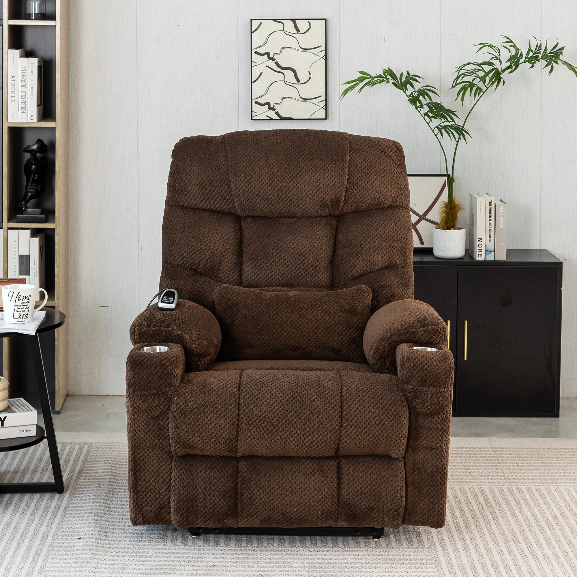 أثاث كرسي كهربائي حديث لكبار السن قابل للتعديل للاسترخاء والترفيه #3