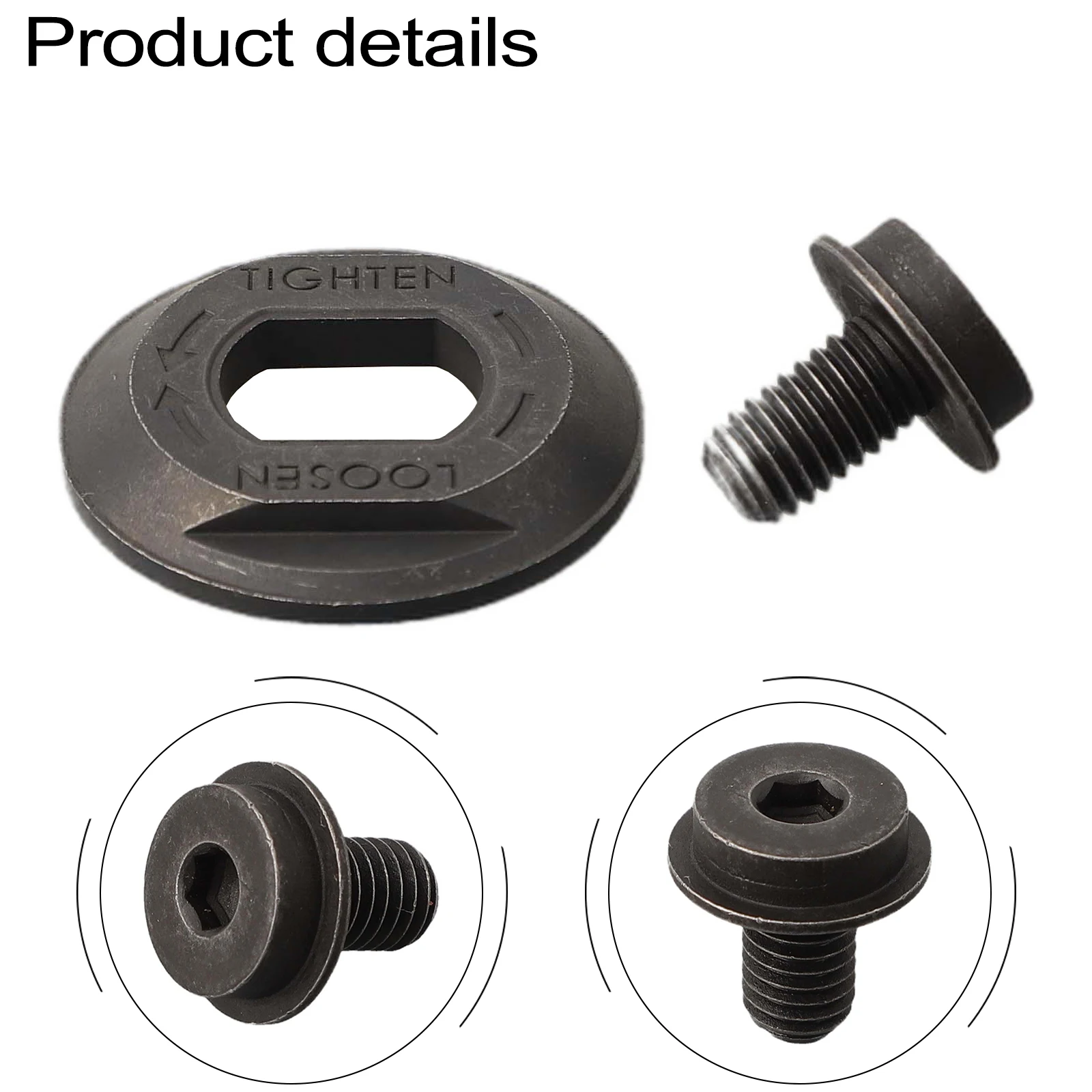 

Outer Flange Bolt Circular Saw Flange For Circular Saw Part Number N621119 Unused 2pcs Set Black Color Brand New
