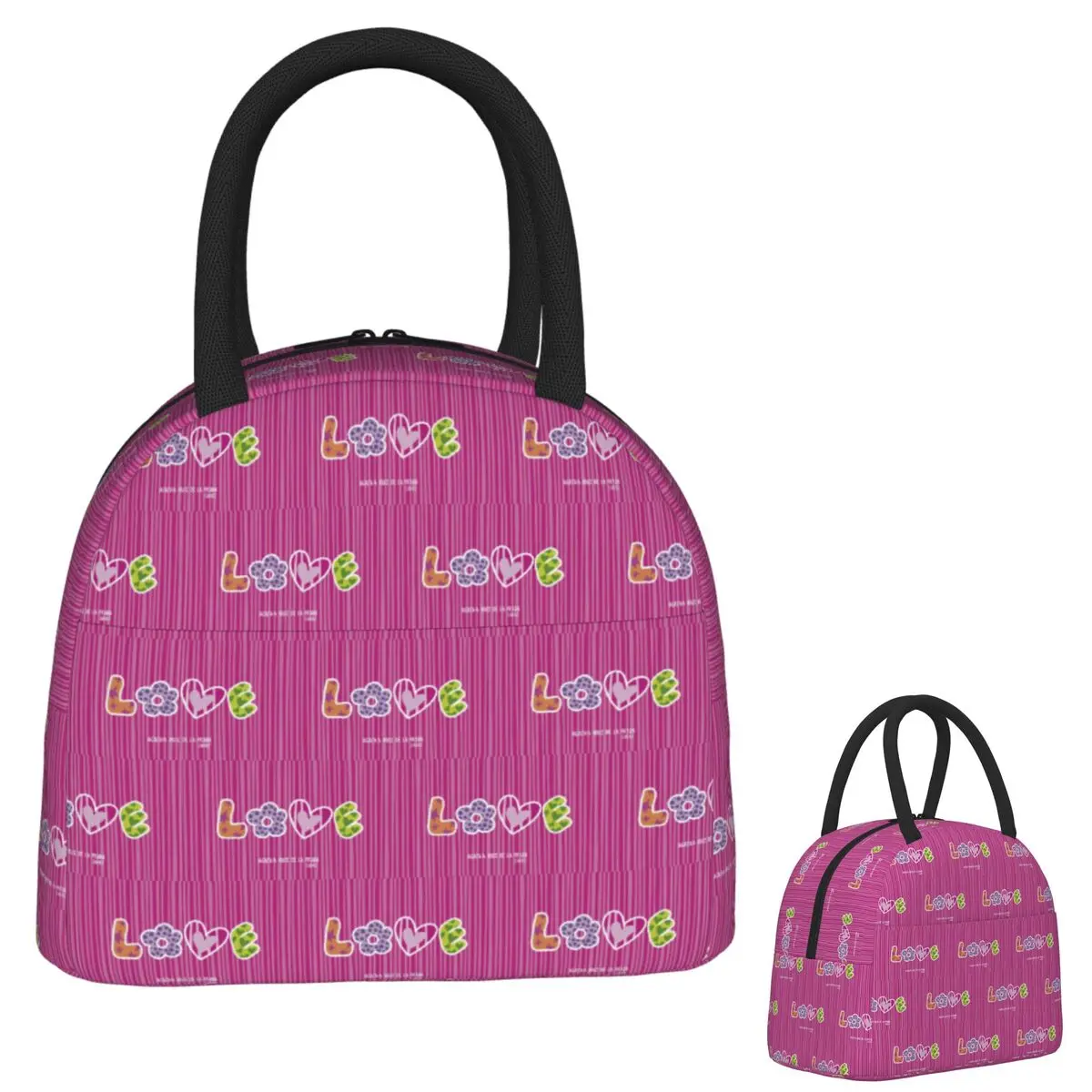 Bolsa térmica para el almuerzo con diseño de Agatha Ruiz-De La-Prada para mujeres y niños, cajas de comida portátiles, bolsa térmica para el almuerzo
