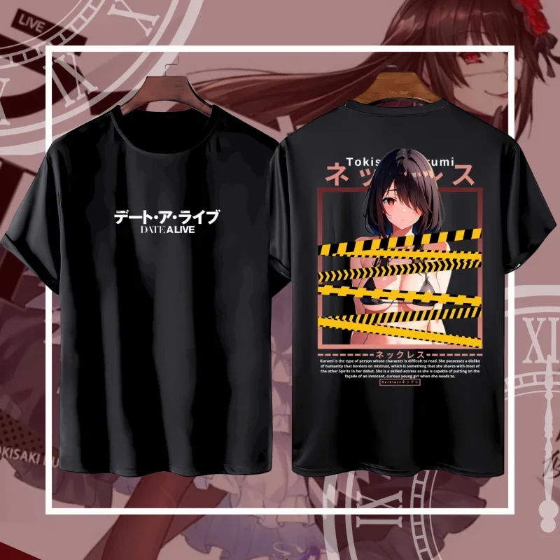 T-shirt Anime KURUMI TOKISAKI Bikini Katun Premium 24s NO SENSOR - Tshirt Distro Date A Live Oversize Dewasa