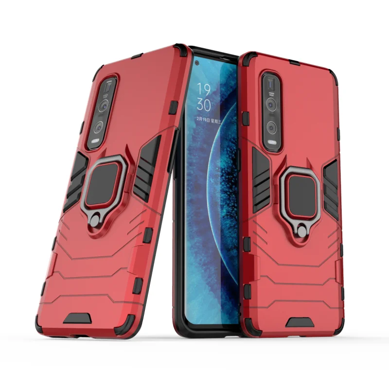 Phone Case For Oppo Reno Realme A92S 4Z 5G 6 2 3 ACE Pro X2 Find A91 A8 A31 X50 X3 Super Zoom F15 Lite K7 Neo Metal Armor Cover