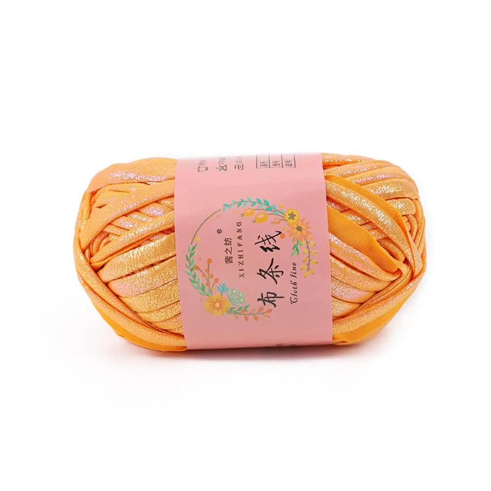 100 جرام وظيفية تقليد الجلود غزل الكروشيه لامعة ماجيك اللون الغزل الكرة الخياطة DIY بها بنفسك الحياكة اليدوية لتي شيرت