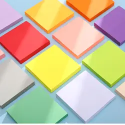 100Sheets 7.6cm*7.6cm Creative Paper Memo Pad Posted It Sticky Notes Planner Sticker Notepad School Supplies Students Stationery