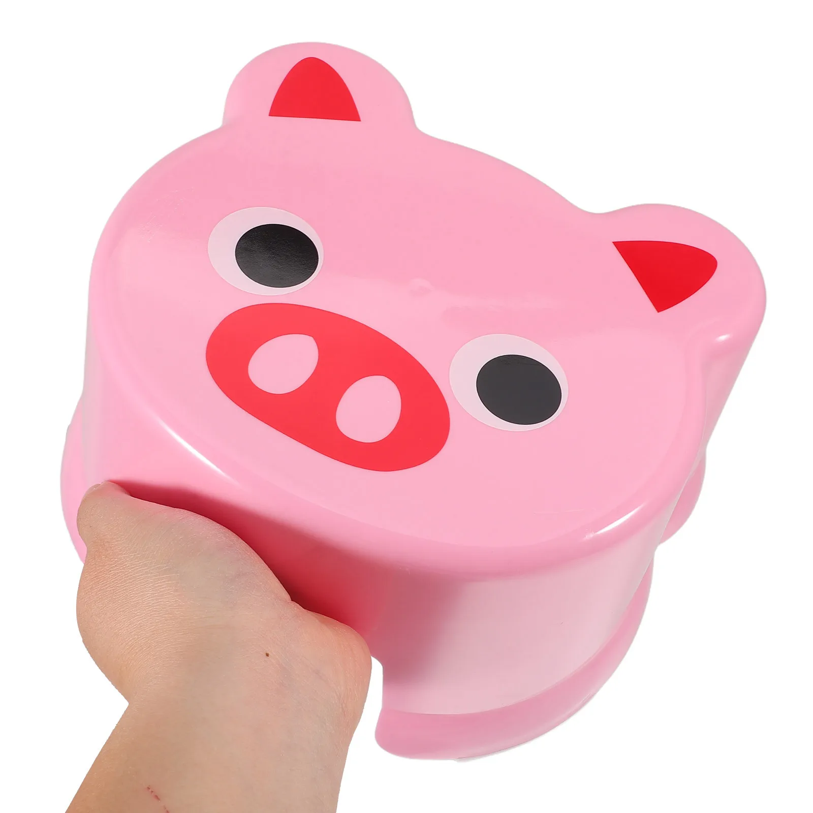 كارتون البراز للأطفال لطيف الحيوان تصميم البلاستيك خطوة عدم الانزلاق المحمولة مقعد صغير للحمام غرفة المعيشة غرفة نوم الاستخدام #4