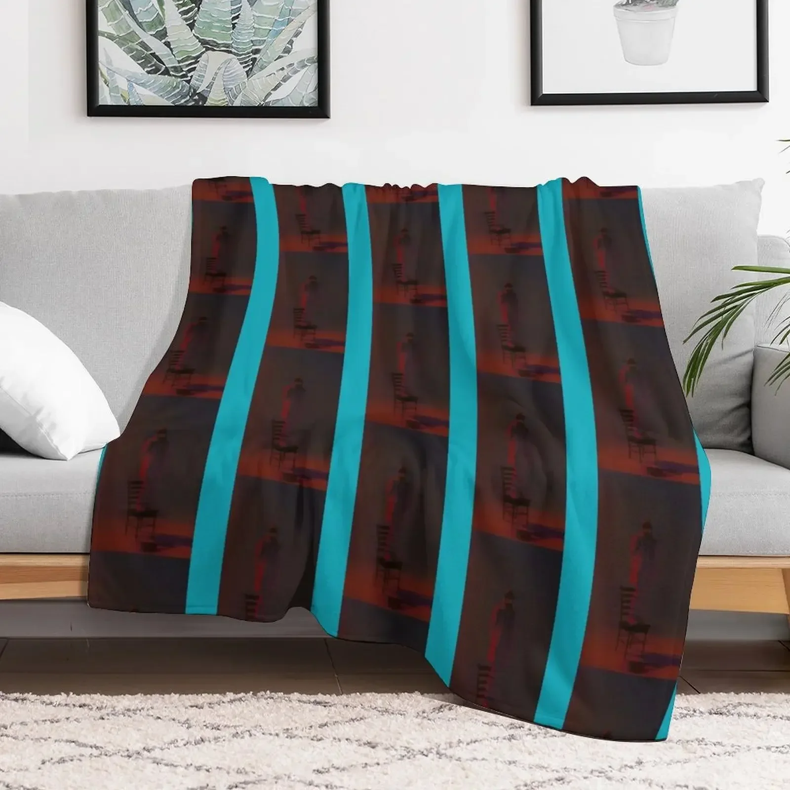 

boywithuke standing on chair Throw Blanket Flannels Bed Blankets Quilt Soft Plush Plaid Designers Fashion Sofas Blankets