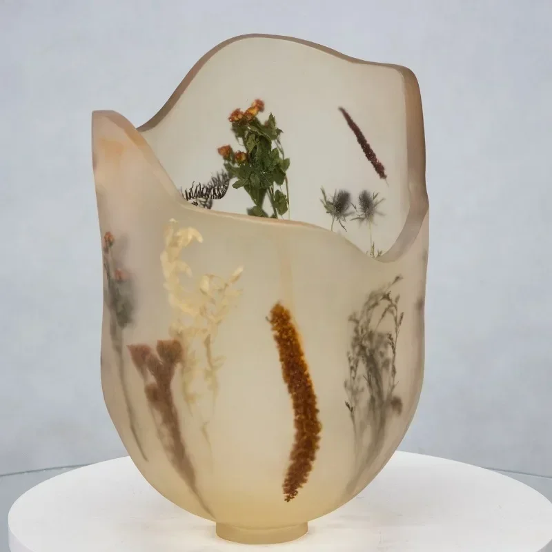 Flower ware resin handicraft light luxury art ornament