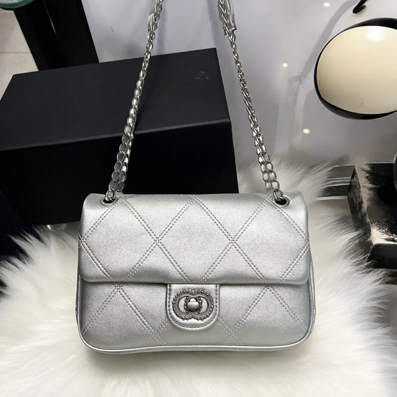 borsa-a-tracolla-da-donna-exull-silver-diamond-grid-piccola-borsa-quadrata-con-catena-manico-morbido-casual-monospalla
