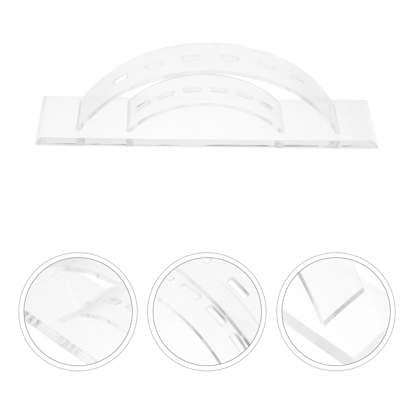 

Eyelash Tweezers Holder Transparent Acrylic Storage Stand For 6 Tweezers Display Rack Organzier Lash Extension Tools