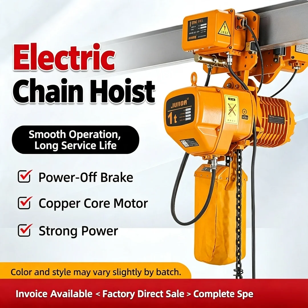 380V Electric Chain Hoist KITO - Heavy Equipment Crane recension och pris