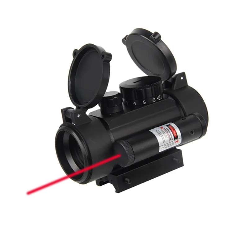 

Factory Wholesale 1x40RD B Sight Scope Outdoor Tactical Optics Red Dot Sight Scope with Laser Sight
