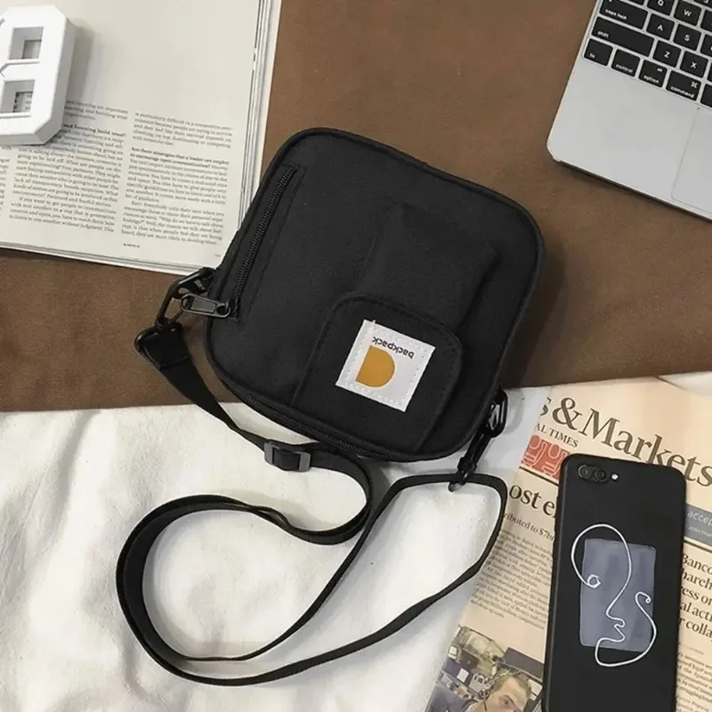 New handbag Oxford cloth crossbody bag Fashion crossbody bag Phone bag Canvas square bag Hip hop travel shoulder bag