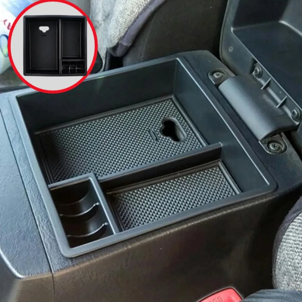 Organizador de Reposabrazos para Toyota Hilux Vigo Fortuner Innova 2004-2014 - Bandeja de Almacenamiento Perfecta para la Consola Central, Antideslizante