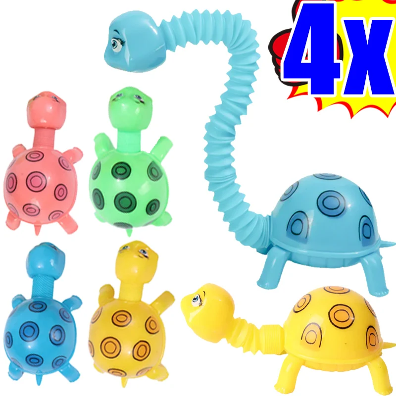 

Turtle Alien Telescopic Suction Cup Toys Child Kids Squeeze Fidget Sensory Pop Tube Playing Stress Relief Early Education Games