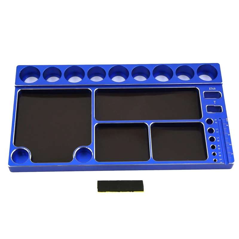 Repair Tool Storage Plate For 1/8 1/10 1/12 Model Climbing Car Accessories Alloy Screwdriver Tray