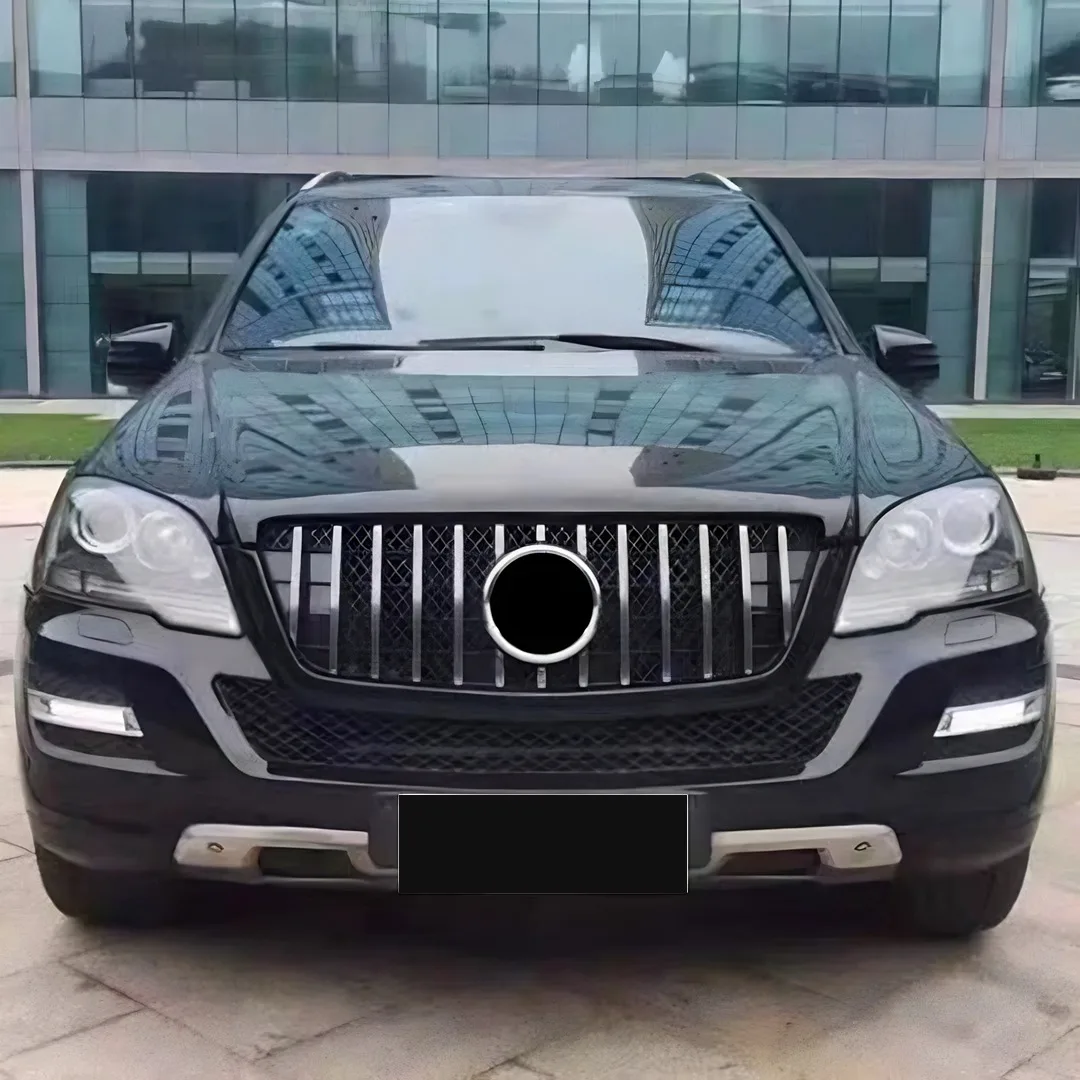 Front Grid Grille Stoßstange Grill Tuning Zubehör Für Mercedes Benz ML W164 2005-2011 ML300 ML350 ML500 ML550 GT diamant Stil – Detail 2