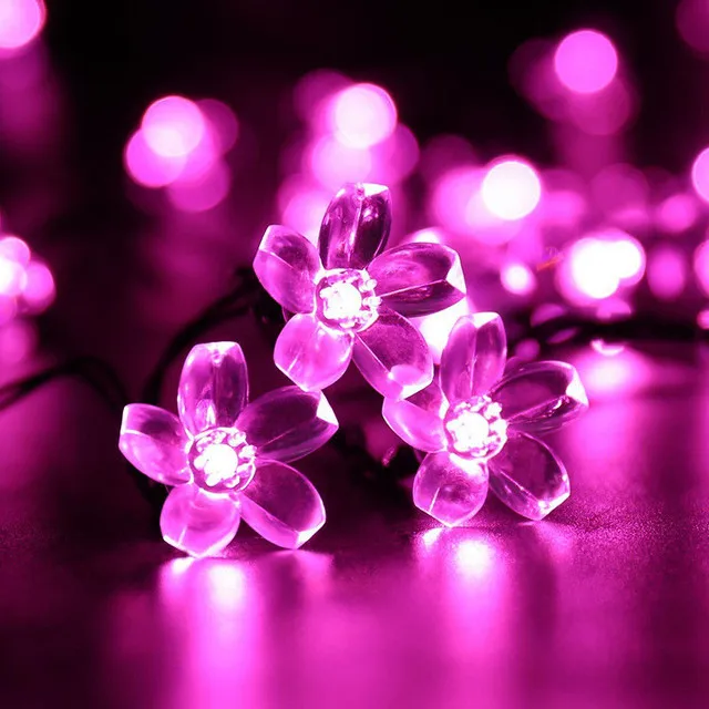 NONE Solar Garden Light Flower 6