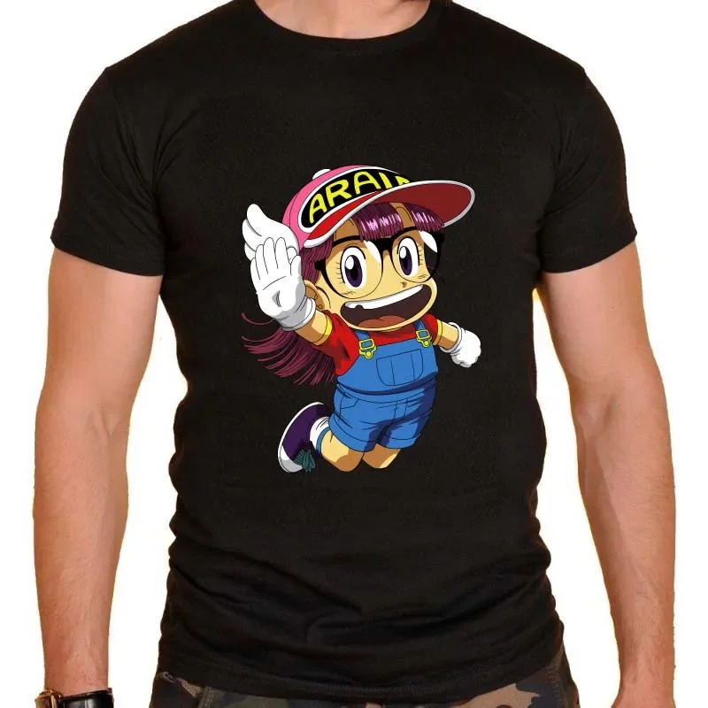 Summer kawaii  Arale t-shirt Dr Slump Comics Man TShirt Arale Norimaki Turd cotton T Shirt Graphic Streetwear Hipster tees