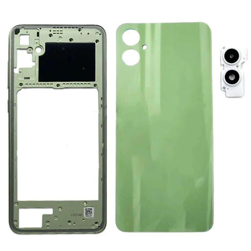 A+++ Full Housing for Samsung Galaxy A05 A055 Middle Frame + Battery Cover Back Rear Door Housing Case with Camera Lens