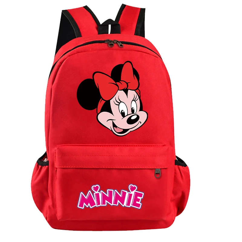 Anime Mickey Mouse Backpack Boy Girl Student Teen Hildren Knapsack Women Minnie Mochilas Cartoon Bookbag Back To School Rucksack