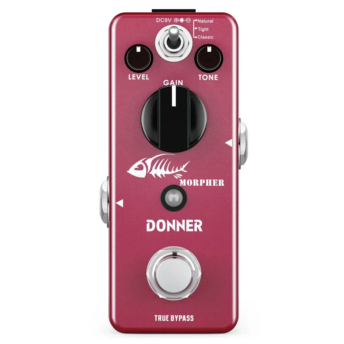 Donner Morpher Distortion Guitar Pedal High‑Gain Distortion Stompbox 3 Modes Natural/Tight/Classic Dynamic Mini Metal Solo DIST