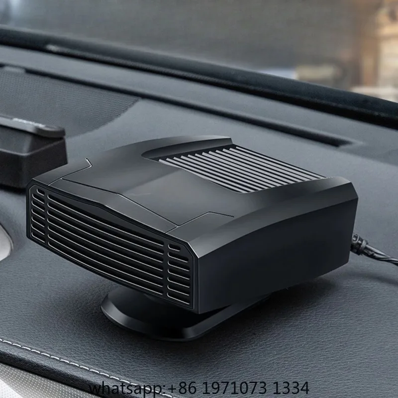 【12V Car Heater 2 in 1】Windshield Fast Heating Defrost Defogger with 360 Degree Rotation for Auto Interior Accessories