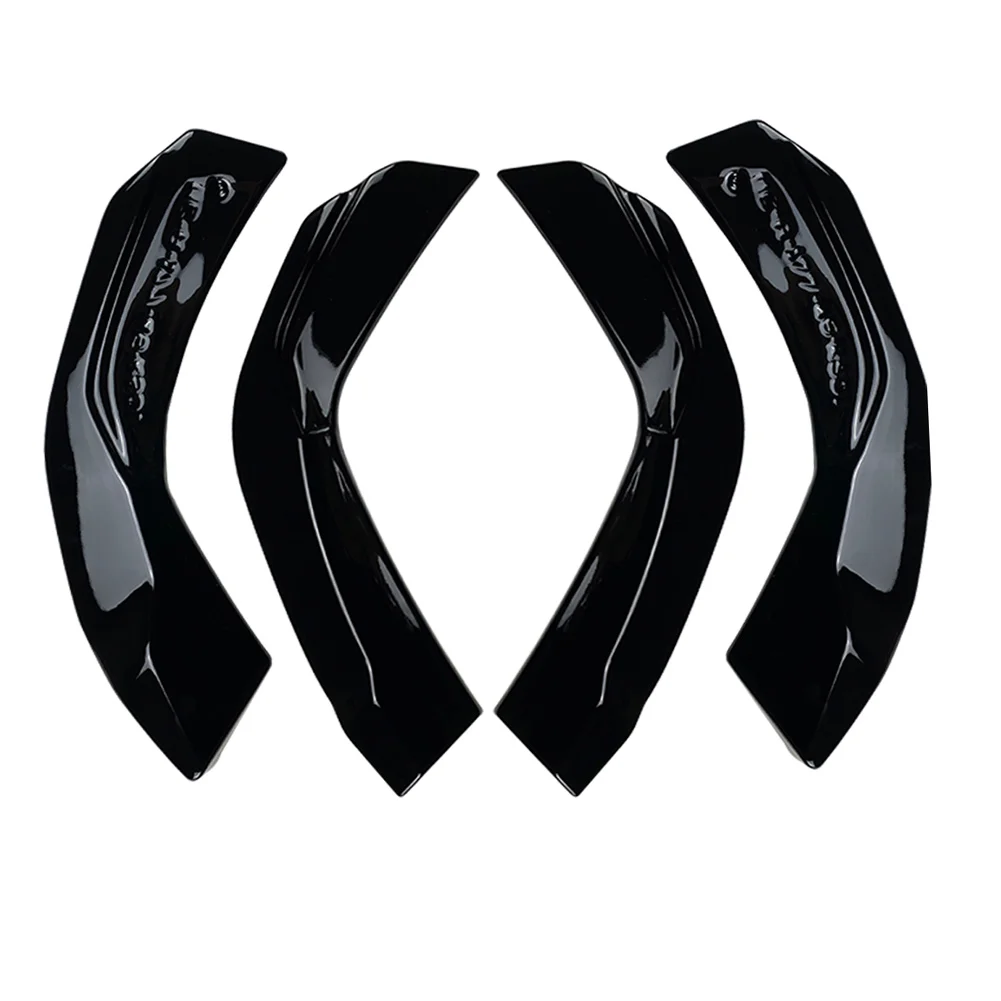 2pcs Gloss Balck Auto Rear Bumper Left+Right Side Lip Molding Trims For Mercedes-Benz A-Class W177 V177