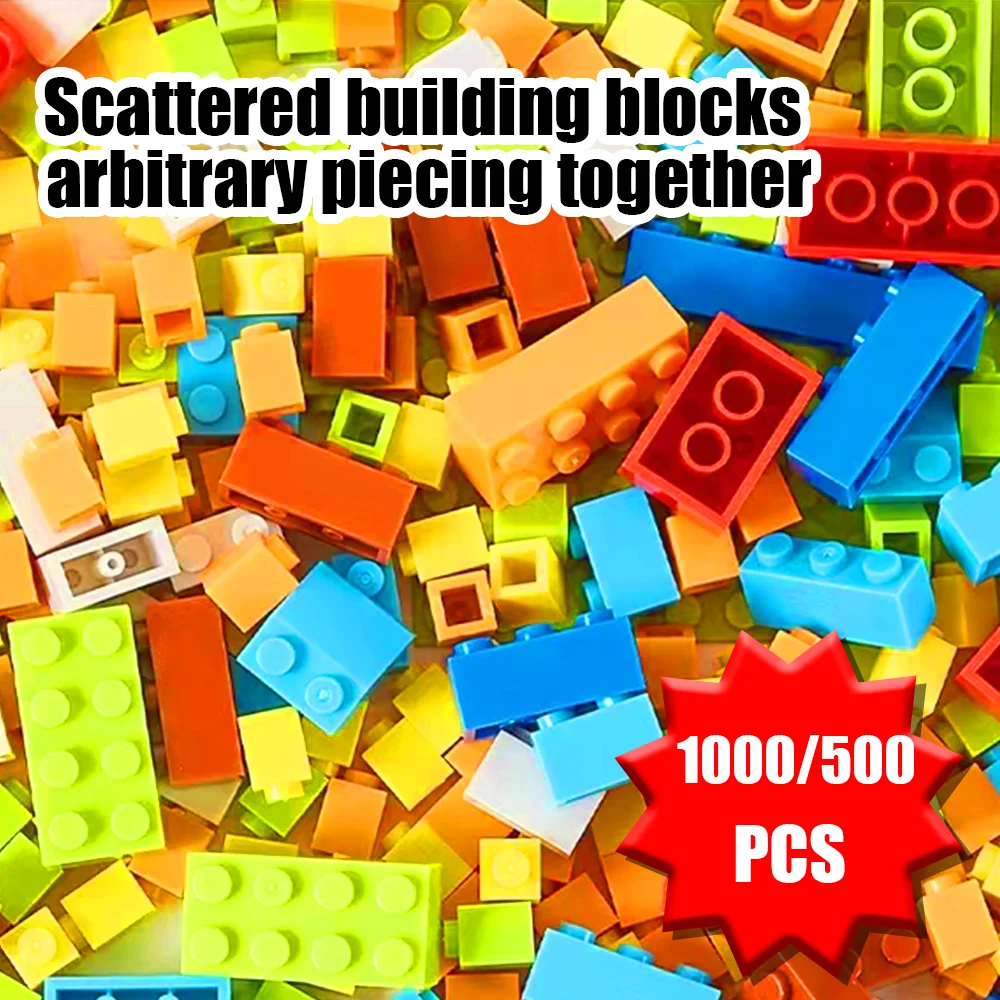 

1000 piece building block set, DIY educational toys for assembling building blocks, gift box, puzzle, splicing, children, girls