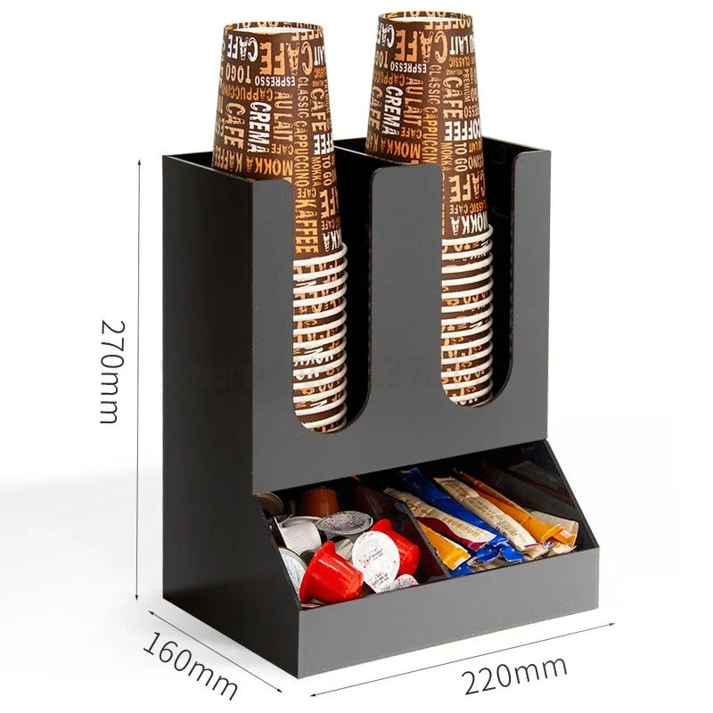 Offer Black Acrylic Nespresso Coffee Pod Holder Rack Storage Stand For Capsule Business Coffeeware Cup Shelf Gifts