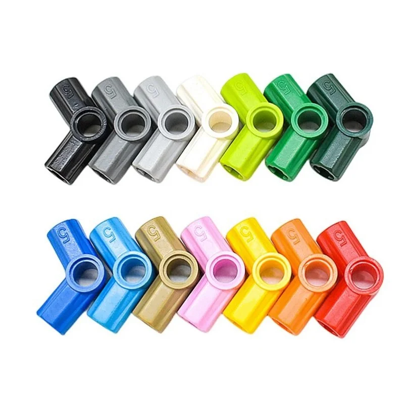 30PCS ANGLE ELEMENT, 112,5 DEGR. [5] Compatible With 32015 41488 CONNECTOR Self-Locking Bricks Building Blocks Toys Accessories
