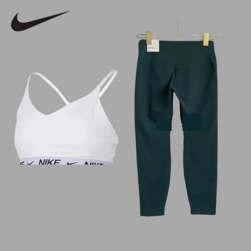 

NIKE quick dry yoga topMulti‑Scene Yoga Set, 2‑Piece for Fitness Running & Dancing FD1063-101+DM7279-328