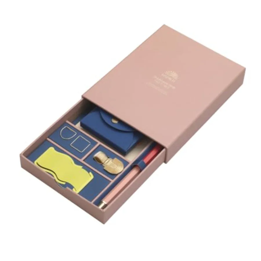 

Bright New Days Gift Set - Rollerball Pen Pen Bookmark Clip 2 Paper Clips 6 Sticky Tabs and Sticky Notes Great for School Colle
