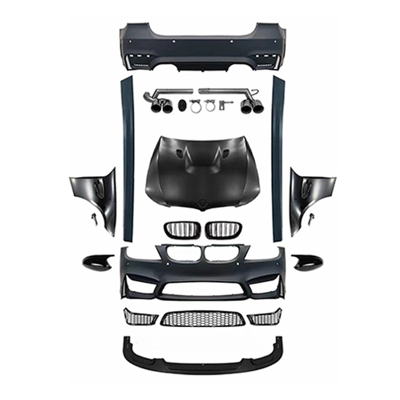 

Bodykit for 3 Series E90 330I 325I 335I 320I Upgrade M4 Car Bumpers Fenders Engine Hood With or Without Fog Lights 09-11